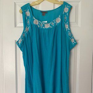 Peppermint Bay Swim Coverup Size 3X